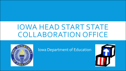iowa head start state collaboration office (hssco)