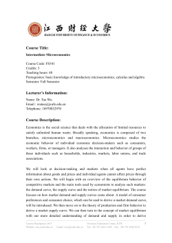 Intermediate Microeconomics