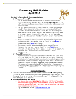 Updates - WCPSS Principal Wiki