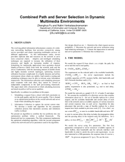 3. combined path and server selection (cpss) algorithm