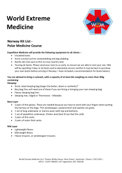 Lucy Riddington - Expedition Medicine