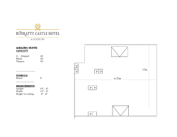 AISLING SUITE 6.33m 15m P . P . P . P . P . P . P
