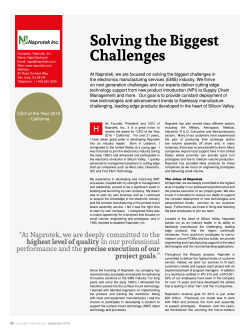 Solving the Biggest Challenges