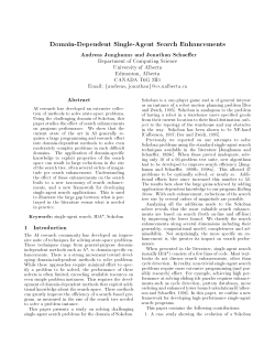 Domain-Dependent Single-Agent Search Enhancements