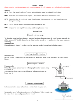 7. Sound - The Physics Teacher