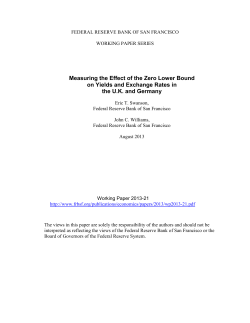 Measuring the Effect of the Zero Lower Bound on Yields and
