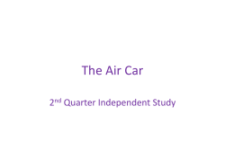 Air Car Project Ppt