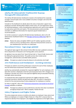 HRM Online - Department of Education and Training Victoria