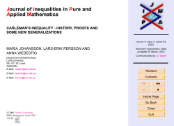 Carleman`s Inequality - History, Proofs and Some New