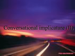 The politeness principle