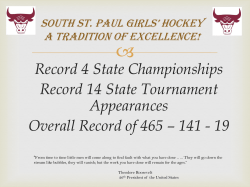 packer hockey expectations - South St. Paul Public Schools
