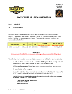 Microsoft Word - Invitation to Bid 8.26.14