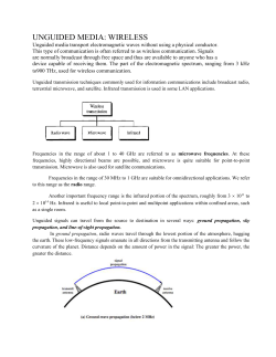 Module1 UNGUIDED MEDIA