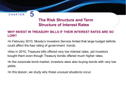 The Risk Structure and Term Structure of Interest Rates