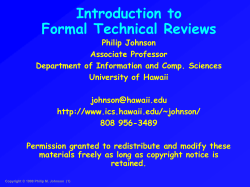 Reviews - College of Computer and Information Science