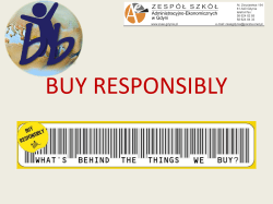 buy responsibly