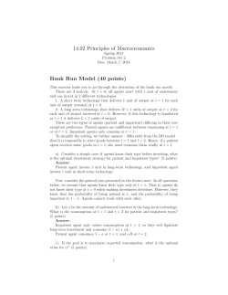 14.02 Spring 2014 Problem Set 2 Solutions