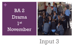 Expressive arts Experiences and outcomes Experiences in