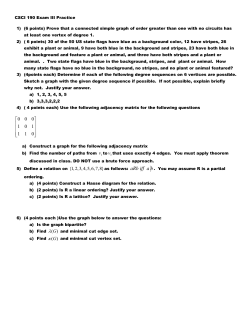 CSCI 190 Exam III Practice