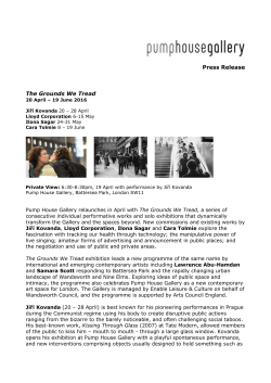 The Grounds We Tread Exhibition, April &ndash; June 2016