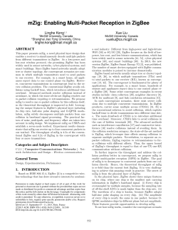 mZig: Enabling Multi-Packet Reception in ZigBee