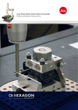 Case Study Robert Bosch-Werk Immenstadt Perfect prototype