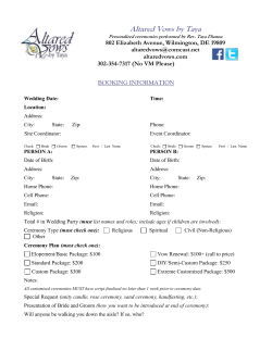 New Orleans Weddings - Altared Vows by Taya