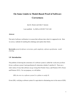 Limits to Formal Proof of Software Correctness