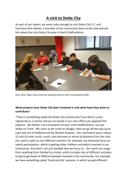 Stoke report - Sir Graham Balfour School