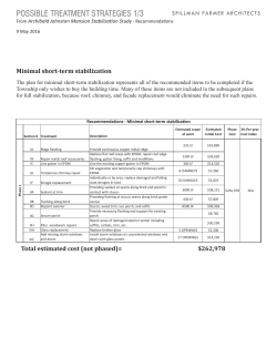 possible treatment strategies 1/3