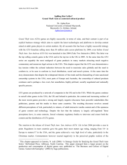 Spilling Hot Coffee - Maynooth University ePrints and eTheses Archive