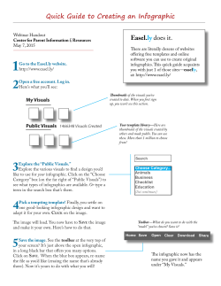 Quick Guide to Creating an Infographic Easel.ly does it.