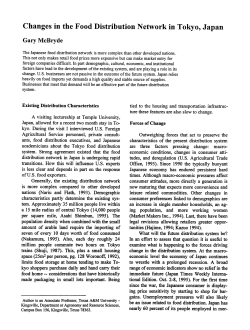 Journal of Food Distribution Research Volume 27