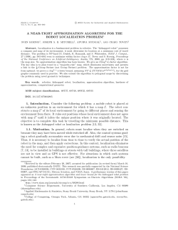 A NEAR-TIGHT APPROXIMATION ALGORITHM FOR