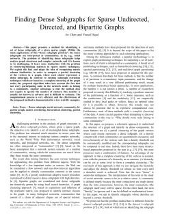 Finding Dense Subgraphs for Sparse Undirected, Directed, and