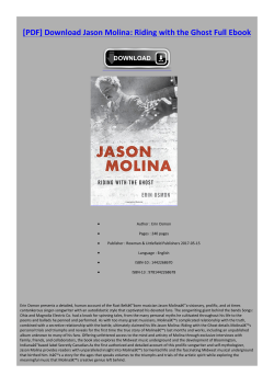 Jason Molina: Riding with the Ghost