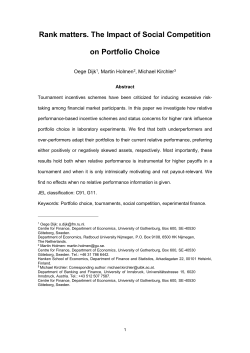 tournament treatment only