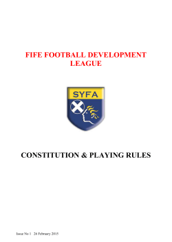 Constitution - League Website