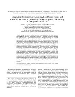 Integrating Reinforcement Learning, Equilibrium Points and
