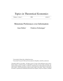 Monotone Preferences over Information