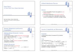 Game Theory - 24. Social Choice Theory: Gibbard