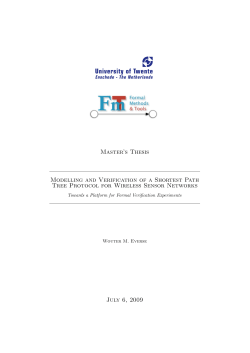 Modelling and Verification of a Shortest Path Tree Protocol
