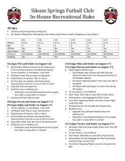 Siloam Springs Futball Club In
