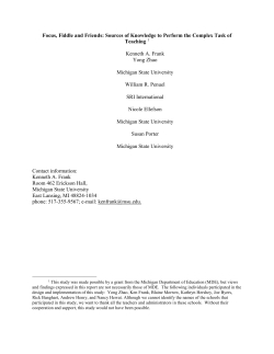 Characteristics of Effective Professional Development Programs: A