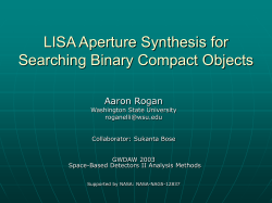 PPT - UWM LIGO Scientific Collaboration (LSC)
