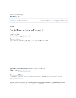 Social Interactions in Demand - SUrface