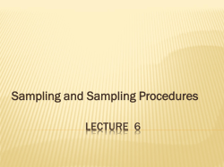 Sampling