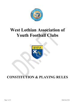 2016 Draft Constitution