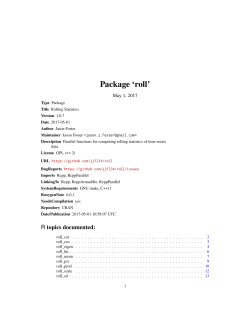 Package `roll`