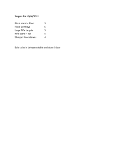 Cavalier Stages for Oct 10 2012